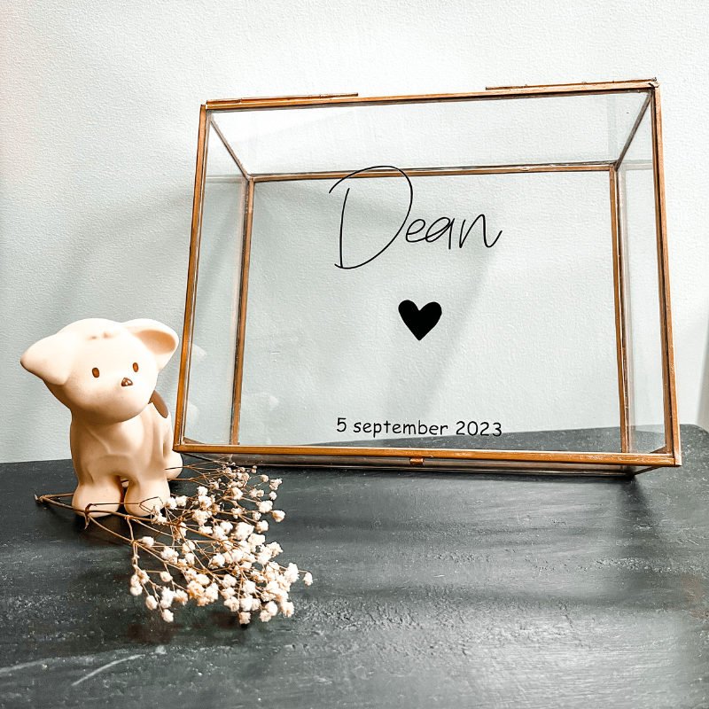 glazenbox met naam glazenbox met naam