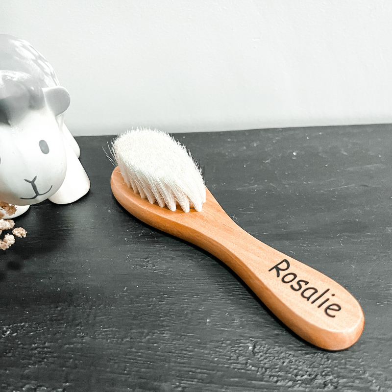 babyborstel met naam